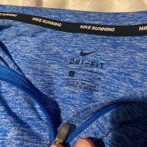 Nike Dri-fit size Large blue pullover!